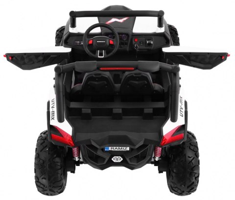 Buggy SuperStar dla dzieci Biały + Napęd 4x4 + Pilot + Bagażnik + MP3 LED + Blokada drzwi Buggy SuperStar dla dzieci Biały + Napęd 4x4 + Pilot + Bagażnik + MP3 LED + Blokada drzwi