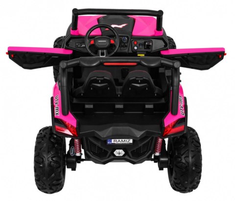Buggy SuperStar dla dzieci Różowy + Napęd 4x4 + Pilot + Bagażnik + MP3 LED + Blokada drzwi Buggy SuperStar dla dzieci Różowy + Napęd 4x4 + Pilot + Bagażnik + MP3 LED + Blokada drzwi