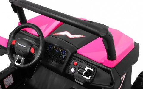 Buggy SuperStar dla dzieci Różowy + Napęd 4x4 + Pilot + Bagażnik + MP3 LED + Blokada drzwi Buggy SuperStar dla dzieci Różowy + Napęd 4x4 + Pilot + Bagażnik + MP3 LED + Blokada drzwi