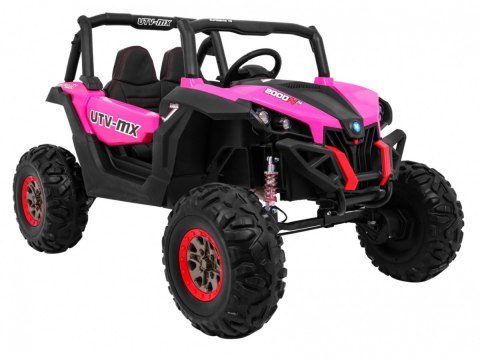 Buggy SuperStar dla dzieci Różowy + Napęd 4x4 + Pilot + Bagażnik + MP3 LED + Blokada drzwi Buggy SuperStar dla dzieci Różowy + Napęd 4x4 + Pilot + Bagażnik + MP3 LED + Blokada drzwi