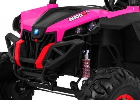 Buggy SuperStar dla dzieci Różowy + Napęd 4x4 + Pilot + Bagażnik + MP3 LED + Blokada drzwi Buggy SuperStar dla dzieci Różowy + Napęd 4x4 + Pilot + Bagażnik + MP3 LED + Blokada drzwi