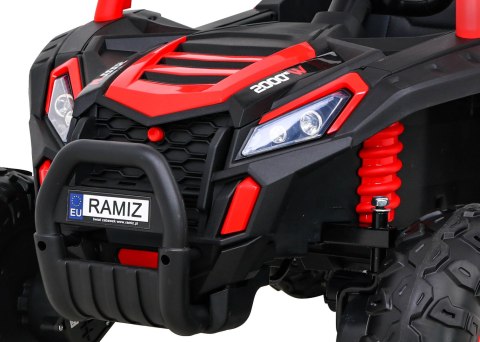 Buggy UTV 2000M Racing Auto na akumulator Czerwony + MP3 Dźwięki Światła + Pilot + Wolny Start Buggy UTV 2000M Racing Auto na akumulator Czerwony + MP3 Dźwięki Światła + Pilot + Wolny Start