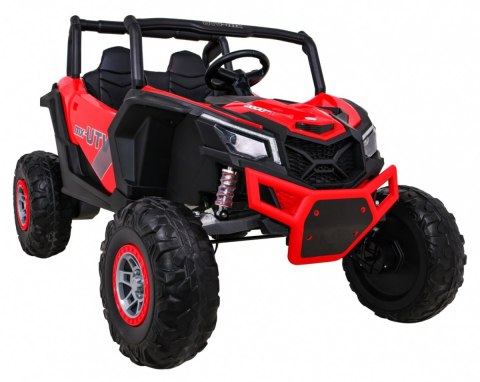 Buggy UTV-MX na akumulator dla dzieci Czerwony + Napęd 4x4 + Pilot + Audio LED + Schowek + EVA + Wolny Start Buggy UTV-MX na akumulator dla dzieci Czerwony + Napęd 4x4 + Pilot + Audio LED + Schowek + EVA + Wolny Start
