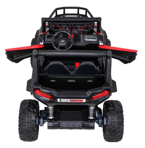 Buggy UTV Terenówka dla dzieci Czerwony + Pilot + Bagażnik + Wolny Start + EVA + MP3 LED Buggy UTV Terenówka dla dzieci Czerwony + Pilot + Bagażnik + Wolny Start + EVA + MP3 LED