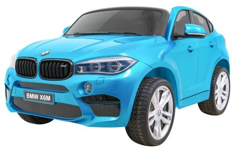 SUV BMW X6M XXL dla 2 dzieci Lakier Niebieski + Pilot SUV BMW X6M XXL dla 2 dzieci Lakier Niebieski + Pilot