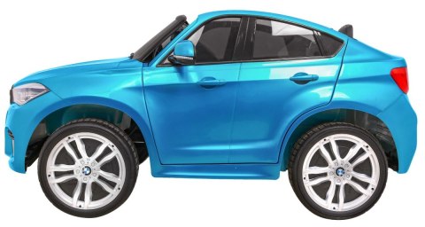 SUV BMW X6M XXL dla 2 dzieci Lakier Niebieski + Pilot SUV BMW X6M XXL dla 2 dzieci Lakier Niebieski + Pilot