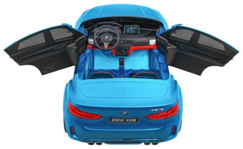 SUV BMW X6M XXL dla 2 dzieci Lakier Niebieski + Pilot SUV BMW X6M XXL dla 2 dzieci Lakier Niebieski + Pilot