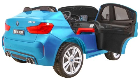 SUV BMW X6M XXL dla 2 dzieci Lakier Niebieski + Pilot SUV BMW X6M XXL dla 2 dzieci Lakier Niebieski + Pilot