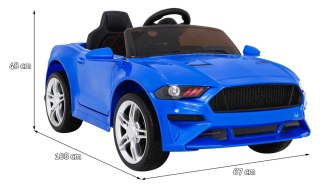 Autko GT Sport na akumulator dla dzieci Niebieski + Pilot