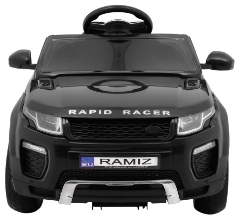 Autko Rapid Racer elektryczne dla dzieci, Czarny SUV + Pilot Autko Rapid Racer elektryczne dla dzieci, Czarny SUV + Pilot