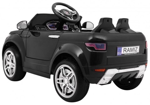 Autko Rapid Racer elektryczne dla dzieci, Czarny SUV + Pilot Autko Rapid Racer elektryczne dla dzieci, Czarny SUV + Pilot