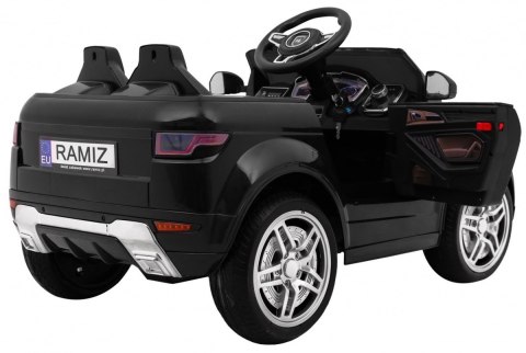 Autko Rapid Racer elektryczne dla dzieci, Czarny SUV + Pilot Autko Rapid Racer elektryczne dla dzieci, Czarny SUV + Pilot