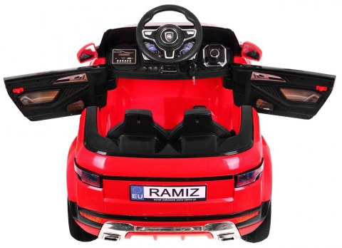 Autko Rapid Racer elektryczne dla dzieci, Czerwony SUV + Pilot Autko Rapid Racer elektryczne dla dzieci, Czerwony SUV + Pilot
