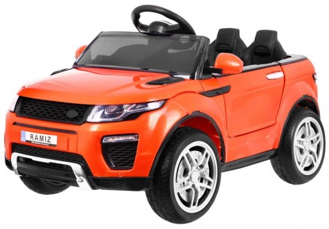 Autko Rapid Racer elektryczne dla dzieci, Pomarańczowy SUV + Pilot Autko Rapid Racer elektryczne dla dzieci, Pomarańczowy SUV + Pilot