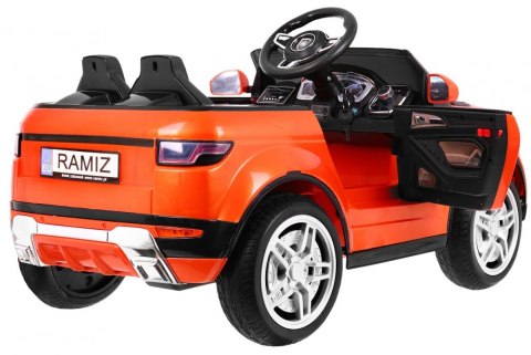 Autko Rapid Racer elektryczne dla dzieci, Pomarańczowy SUV + Pilot Autko Rapid Racer elektryczne dla dzieci, Pomarańczowy SUV + Pilot