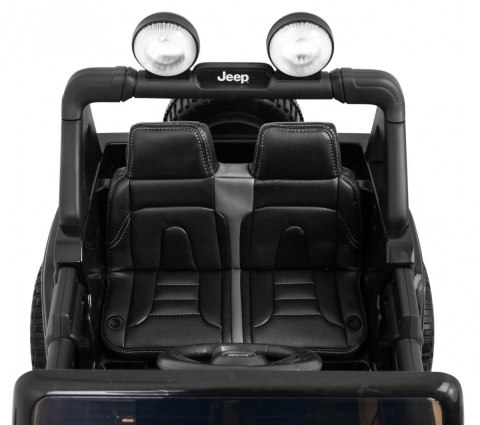 Jeep Wrangler Rubicon na akumulator dla dzieci Czarny + Pilot + Radio MP3 LED + Koła EVA Jeep Wrangler Rubicon na akumulator dla dzieci Czarny + Pilot + Radio MP3 LED + Koła EVA