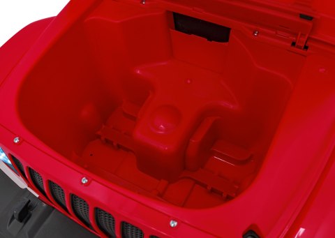 Jeep Wrangler Rubicon na akumulator dla dzieci Czerwony + Pilot + Radio MP3 LED + Koła EVA Jeep Wrangler Rubicon na akumulator dla dzieci Czerwony + Pilot + Radio MP3 LED + Koła EVA