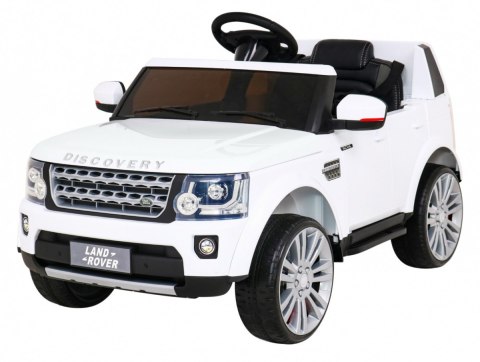 Land Rover Discovery Autko elektryczne dla dzieci Biały SUV + Pilot Land Rover Discovery Autko elektryczne dla dzieci Biały SUV + Pilot
