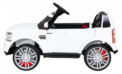 Land Rover Discovery Autko elektryczne dla dzieci Biały SUV + Pilot Land Rover Discovery Autko elektryczne dla dzieci Biały SUV + Pilot