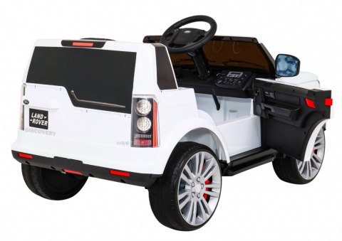 Land Rover Discovery Autko elektryczne dla dzieci Biały SUV + Pilot Land Rover Discovery Autko elektryczne dla dzieci Biały SUV + Pilot
