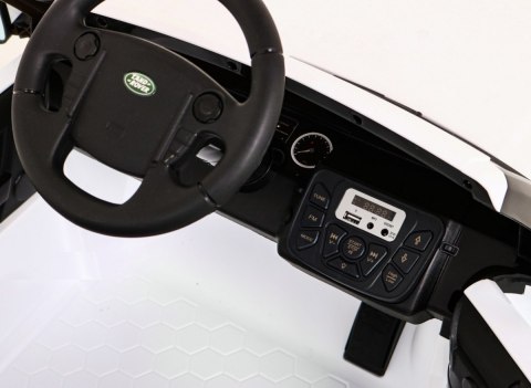 Land Rover Discovery Autko elektryczne dla dzieci Biały SUV + Pilot Land Rover Discovery Autko elektryczne dla dzieci Biały SUV + Pilot
