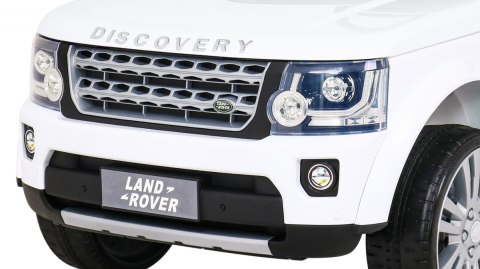 Land Rover Discovery Autko elektryczne dla dzieci Biały SUV + Pilot Land Rover Discovery Autko elektryczne dla dzieci Biały SUV + Pilot