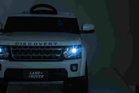 Land Rover Discovery Autko elektryczne dla dzieci Biały SUV + Pilot Land Rover Discovery Autko elektryczne dla dzieci Biały SUV + Pilot