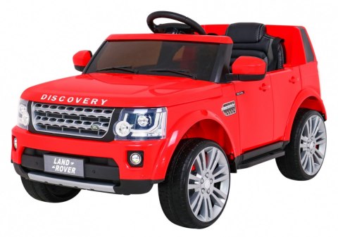 Land Rover Discovery Autko elektryczne dla dzieci, Czerwony SUV + Pilot Land Rover Discovery Autko elektryczne dla dzieci, Czerwony SUV + Pilot