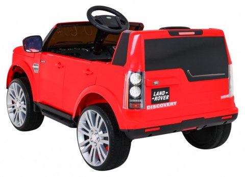 Land Rover Discovery Autko elektryczne dla dzieci, Czerwony SUV + Pilot Land Rover Discovery Autko elektryczne dla dzieci, Czerwony SUV + Pilot