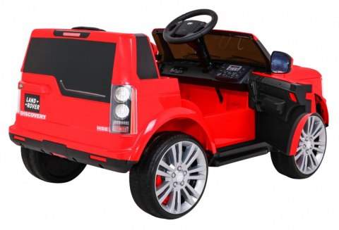 Land Rover Discovery Autko elektryczne dla dzieci, Czerwony SUV + Pilot Land Rover Discovery Autko elektryczne dla dzieci, Czerwony SUV + Pilot