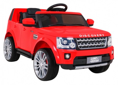 Land Rover Discovery Autko elektryczne dla dzieci, Czerwony SUV + Pilot Land Rover Discovery Autko elektryczne dla dzieci, Czerwony SUV + Pilot
