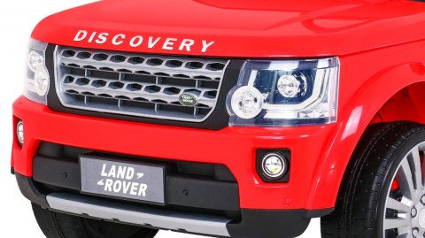Land Rover Discovery Autko elektryczne dla dzieci, Czerwony SUV + Pilot Land Rover Discovery Autko elektryczne dla dzieci, Czerwony SUV + Pilot