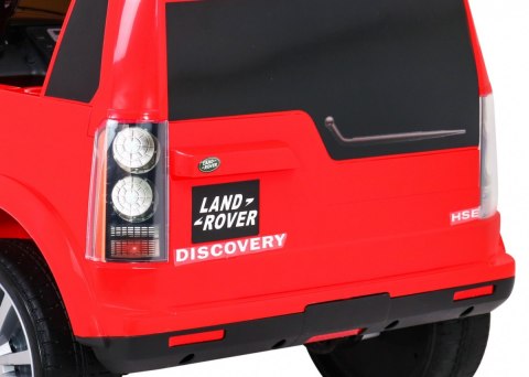 Land Rover Discovery Autko elektryczne dla dzieci, Czerwony SUV + Pilot Land Rover Discovery Autko elektryczne dla dzieci, Czerwony SUV + Pilot