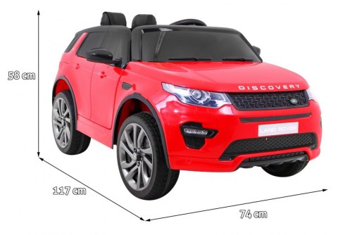 Land Rover Discovery dla dzieci Czerwony SUV + Pilot Land Rover Discovery dla dzieci Czerwony SUV + Pilot