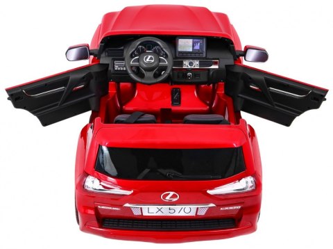 Lexus LX570 Lakierowane Autko dla 2 dzieci Czerwony SUV + Pilot Lexus LX570 Lakierowane Autko dla 2 dzieci Czerwony SUV + Pilot