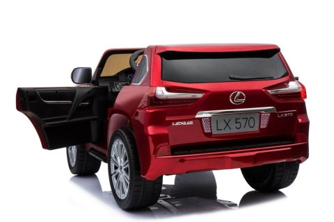 Lexus LX570 Lakierowane Autko dla 2 dzieci Czerwony SUV + Pilot Lexus LX570 Lakierowane Autko dla 2 dzieci Czerwony SUV + Pilot