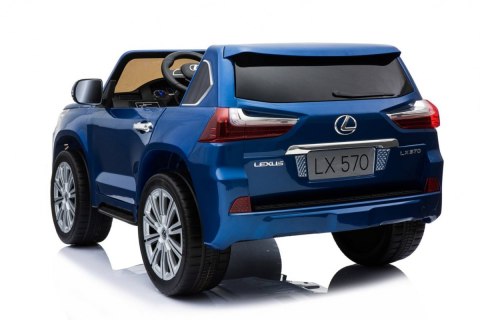 Lexus LX570 Lakierowane Autko dla 2 dzieci Niebieski SUV + Pilot Lexus LX570 Lakierowane Autko dla 2 dzieci Niebieski SUV + Pilot