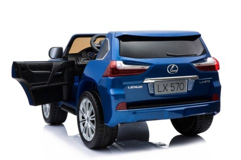 Lexus LX570 Lakierowane Autko dla 2 dzieci Niebieski SUV + Pilot Lexus LX570 Lakierowane Autko dla 2 dzieci Niebieski SUV + Pilot