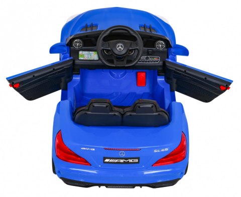 Mercedes Benz AMG SL65 S elektryczny dla dzieci Niebieski + Pilot + Audio LED + Ekoskóra + EVA + Wolny Start Mercedes Benz AMG SL65 S elektryczny dla dzieci Niebieski + Pilot + Audio LED + Ekoskóra + EVA + Wolny Start