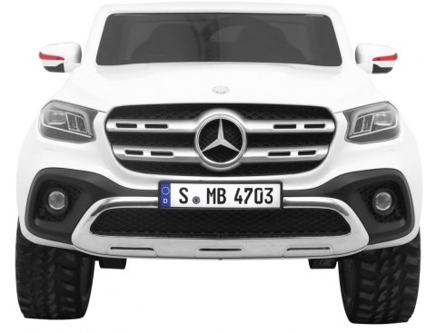 Mercedes Benz X-Class dla dzieci Biały Pickup + Pilot + Napęd 4x4 Mercedes Benz X-Class dla dzieci Biały Pickup + Pilot + Napęd 4x4