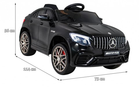 Mercedes Benz GLC63S dla dzieci Czarny Suv + Pilot + Napęd 4x4 Mercedes Benz GLC63S dla dzieci Czarny Suv + Pilot + Napęd 4x4
