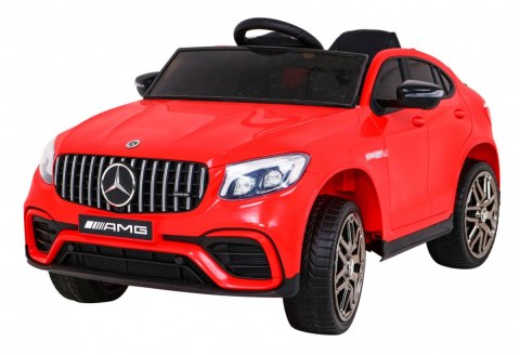 Mercedes Benz GLC63S dla dzieci Czerwony SUV + Pilot Mercedes Benz GLC63S dla dzieci Czerwony SUV + Pilot