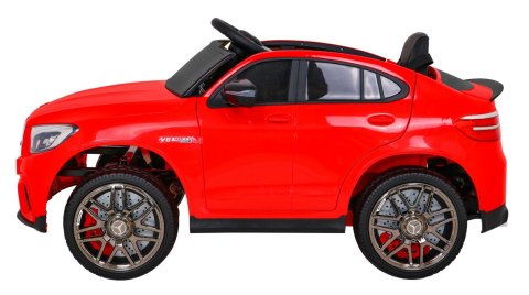 Mercedes Benz GLC63S dla dzieci Czerwony SUV + Pilot Mercedes Benz GLC63S dla dzieci Czerwony SUV + Pilot