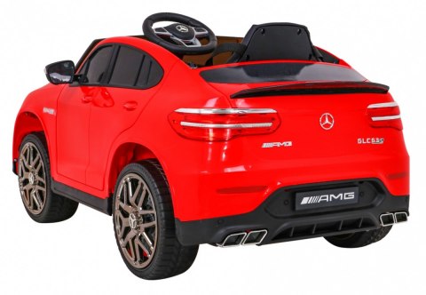 Mercedes Benz GLC63S dla dzieci Czerwony SUV + Pilot Mercedes Benz GLC63S dla dzieci Czerwony SUV + Pilot