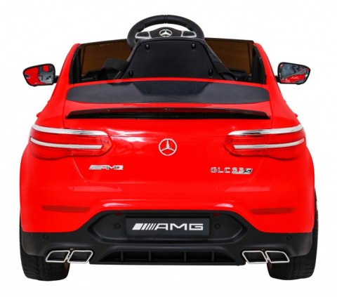 Mercedes Benz GLC63S dla dzieci Czerwony SUV + Pilot Mercedes Benz GLC63S dla dzieci Czerwony SUV + Pilot