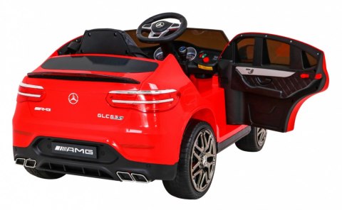 Mercedes Benz GLC63S dla dzieci Czerwony SUV + Pilot Mercedes Benz GLC63S dla dzieci Czerwony SUV + Pilot