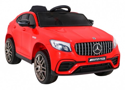 Mercedes Benz GLC63S dla dzieci Czerwony SUV + Pilot Mercedes Benz GLC63S dla dzieci Czerwony SUV + Pilot