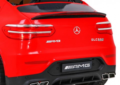 Mercedes Benz GLC63S dla dzieci Czerwony SUV + Pilot Mercedes Benz GLC63S dla dzieci Czerwony SUV + Pilot