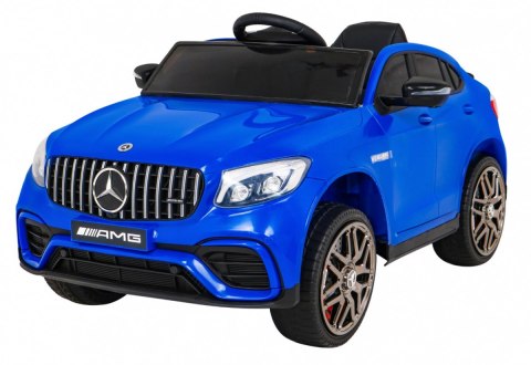Mercedes Benz GLC63S dla dzieci Niebieski SUV z pilotem Mercedes Benz GLC63S dla dzieci Niebieski SUV z pilotem