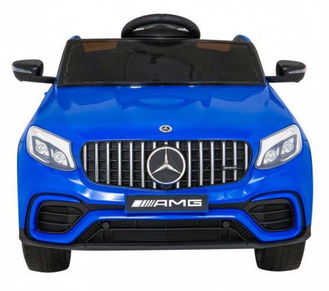 Mercedes Benz GLC63S dla dzieci Niebieski SUV z pilotem Mercedes Benz GLC63S dla dzieci Niebieski SUV z pilotem